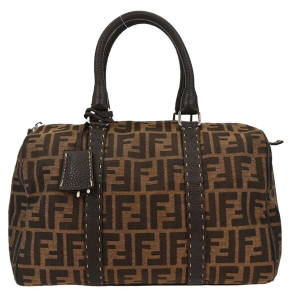 Fendi Brown Zucca Duffle Bag - Picture 1 of 10